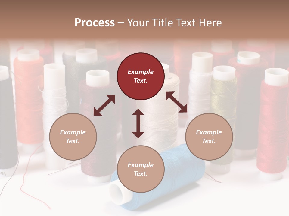 Colorful Blue Clothing PowerPoint Template