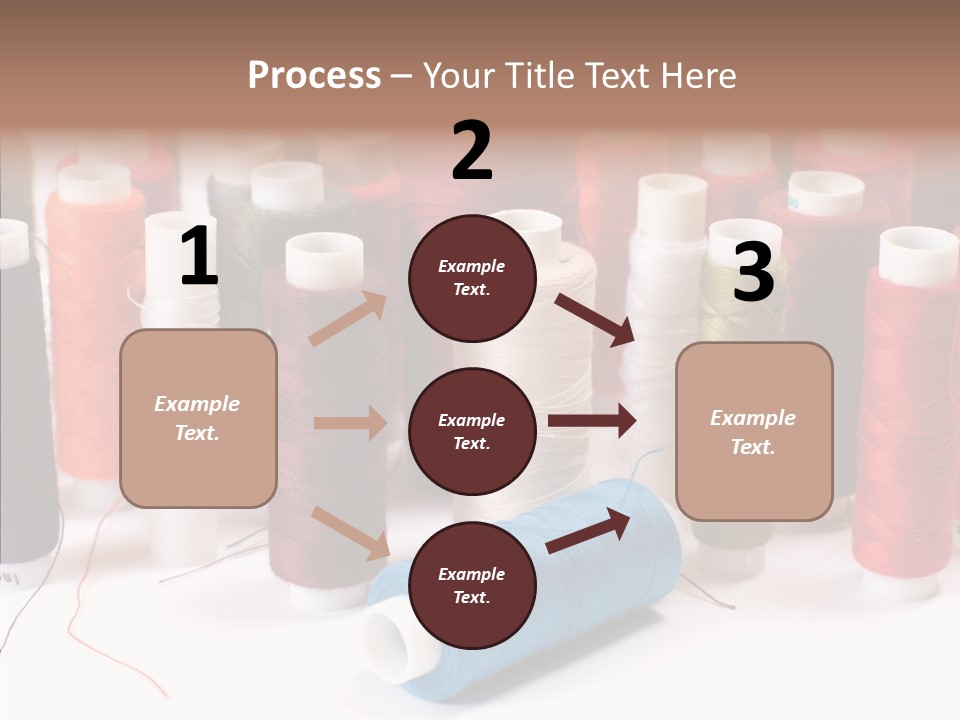 Colorful Blue Clothing PowerPoint Template