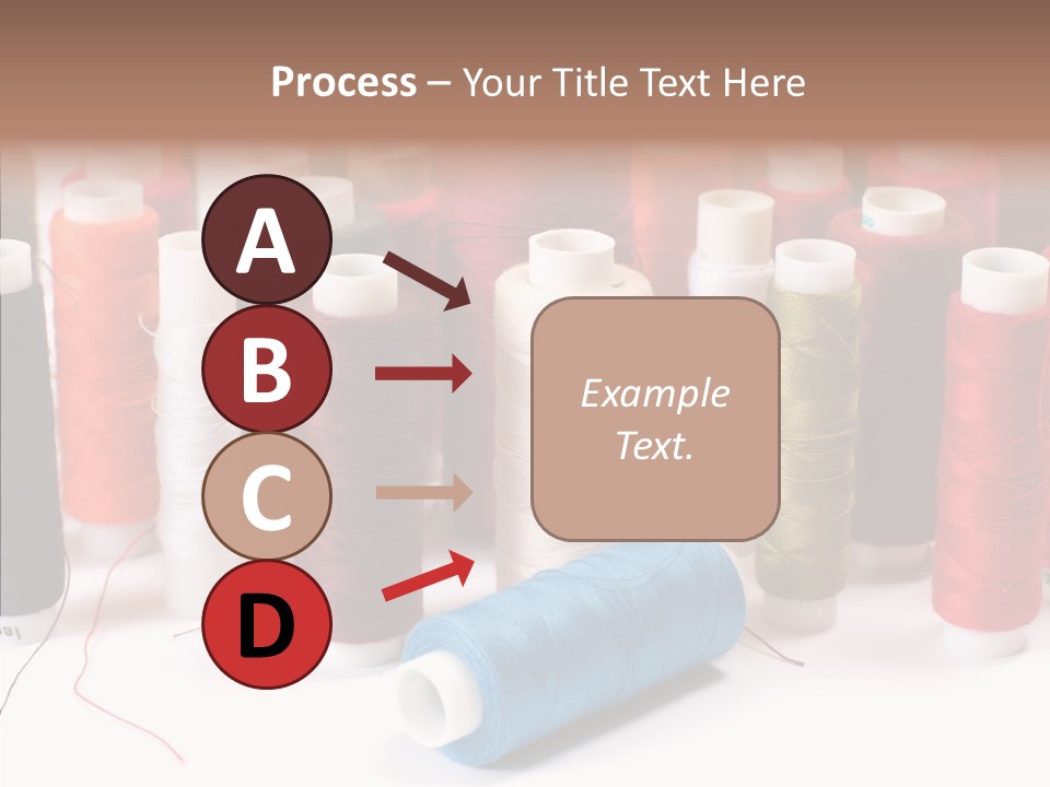 Colorful Blue Clothing PowerPoint Template