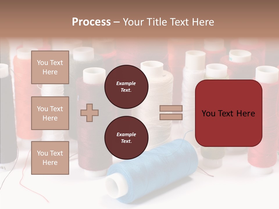 Colorful Blue Clothing PowerPoint Template