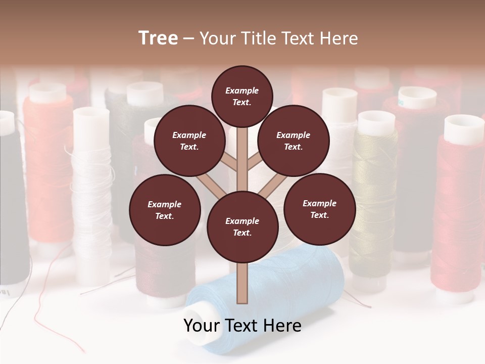 Colorful Blue Clothing PowerPoint Template