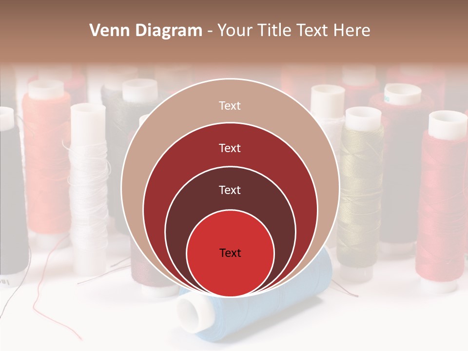 Colorful Blue Clothing PowerPoint Template