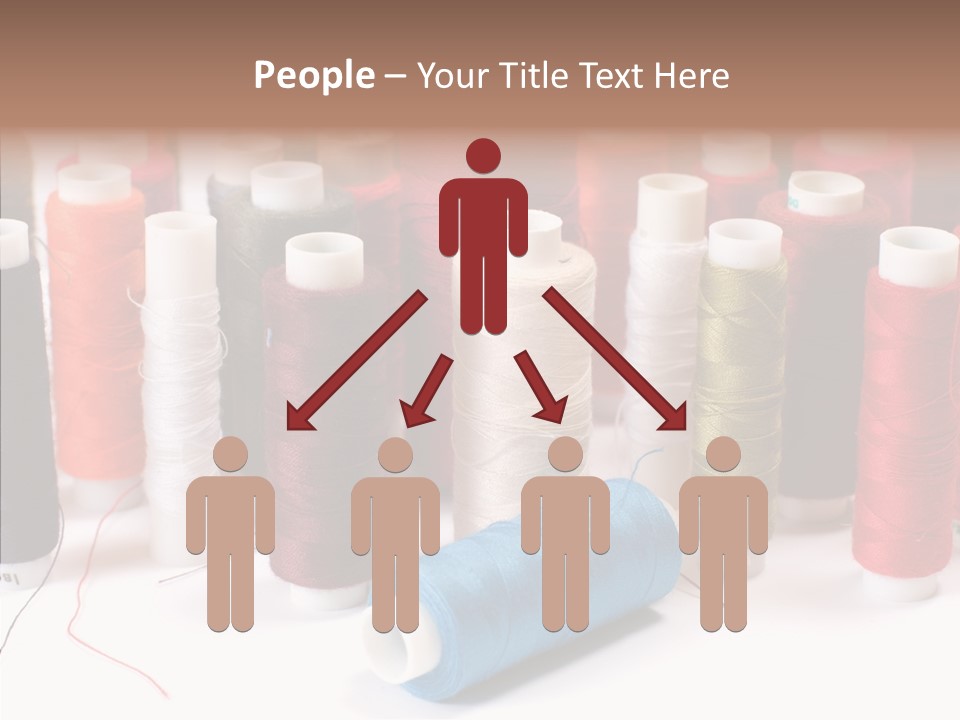 Colorful Blue Clothing PowerPoint Template