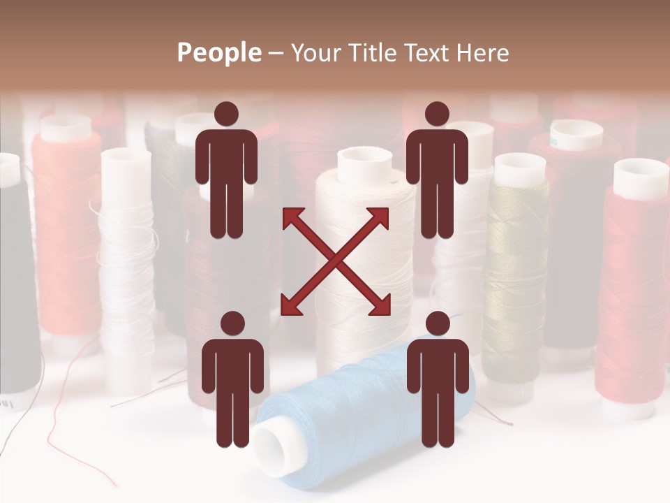 Colorful Blue Clothing PowerPoint Template