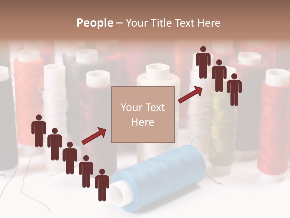 Colorful Blue Clothing PowerPoint Template