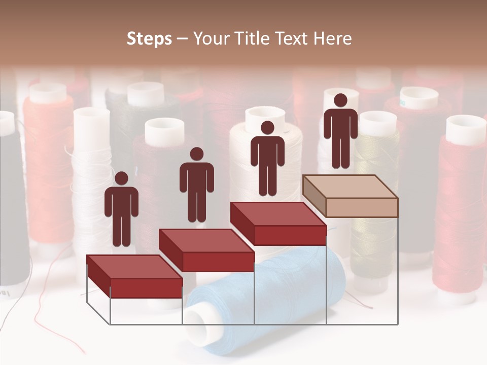 Colorful Blue Clothing PowerPoint Template