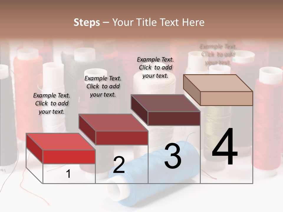 Colorful Blue Clothing PowerPoint Template