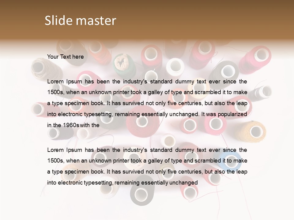 Brown Black Orange PowerPoint Template