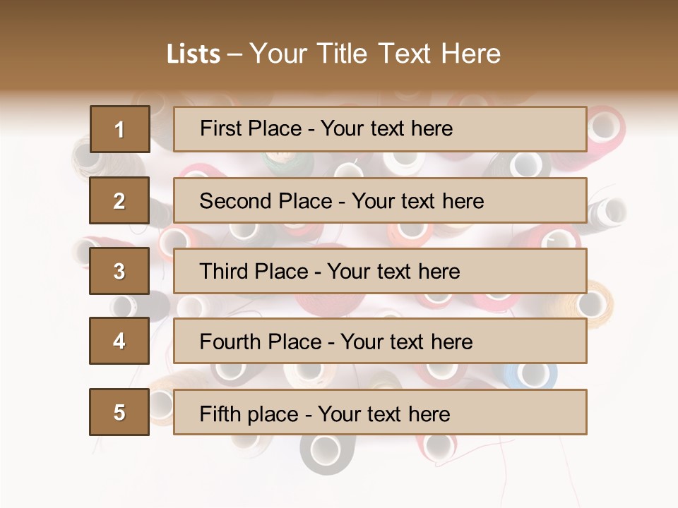 Brown Black Orange PowerPoint Template