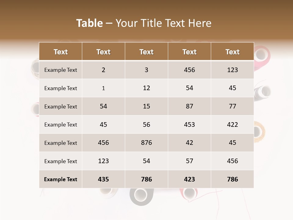 Brown Black Orange PowerPoint Template