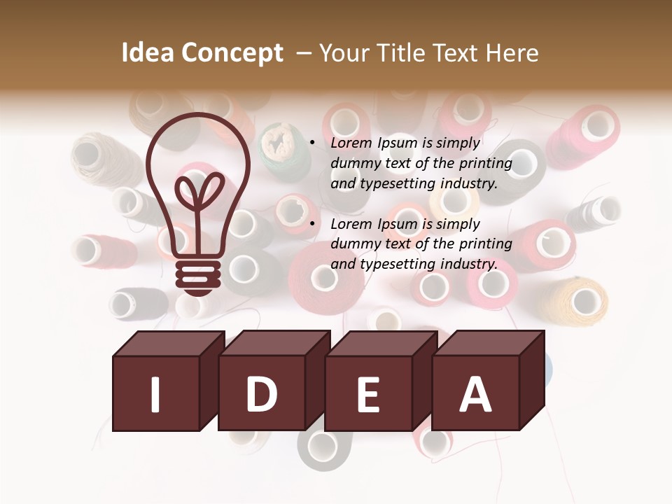 Brown Black Orange PowerPoint Template