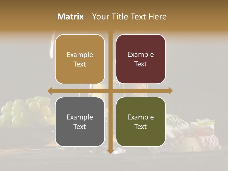 Red Table Even PowerPoint Template