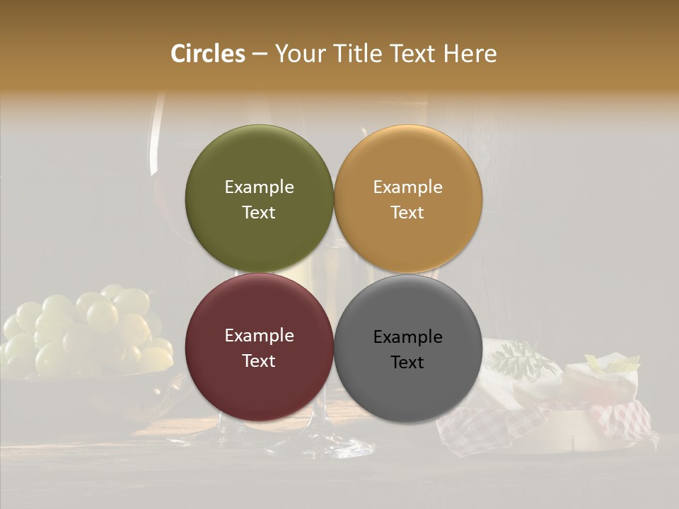 Red Table Even PowerPoint Template