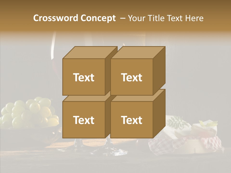 Red Table Even PowerPoint Template