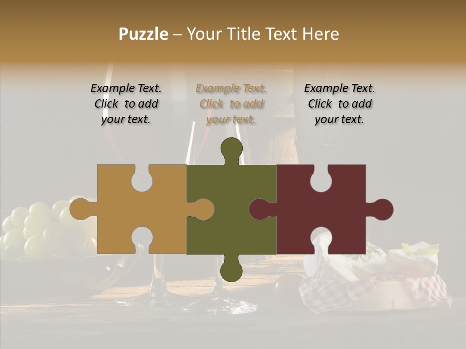 Red Table Even PowerPoint Template