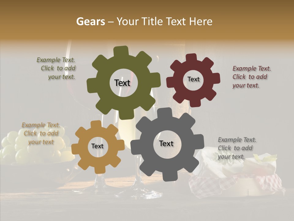 Red Table Even PowerPoint Template