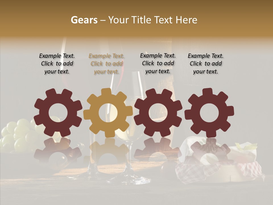 Red Table Even PowerPoint Template