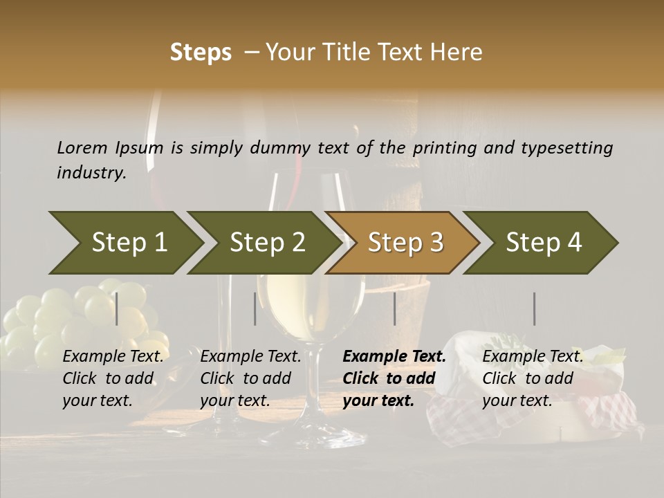 Red Table Even PowerPoint Template