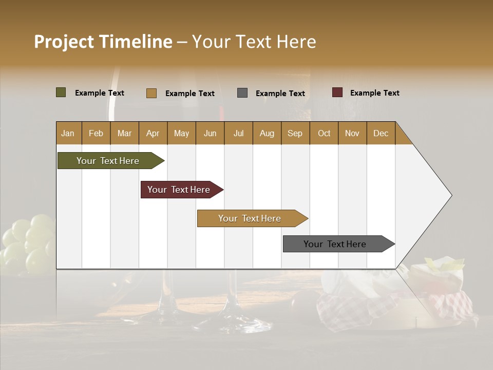 Red Table Even PowerPoint Template