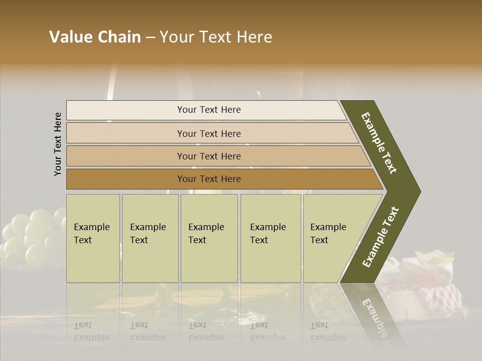 Red Table Even PowerPoint Template