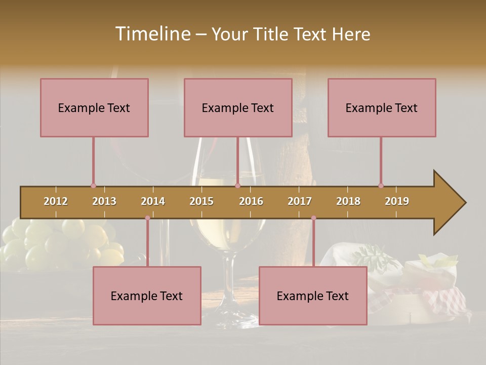 Red Table Even PowerPoint Template