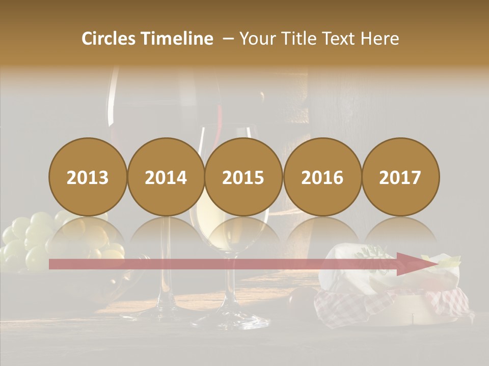 Red Table Even PowerPoint Template