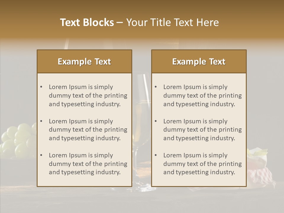 Red Table Even PowerPoint Template