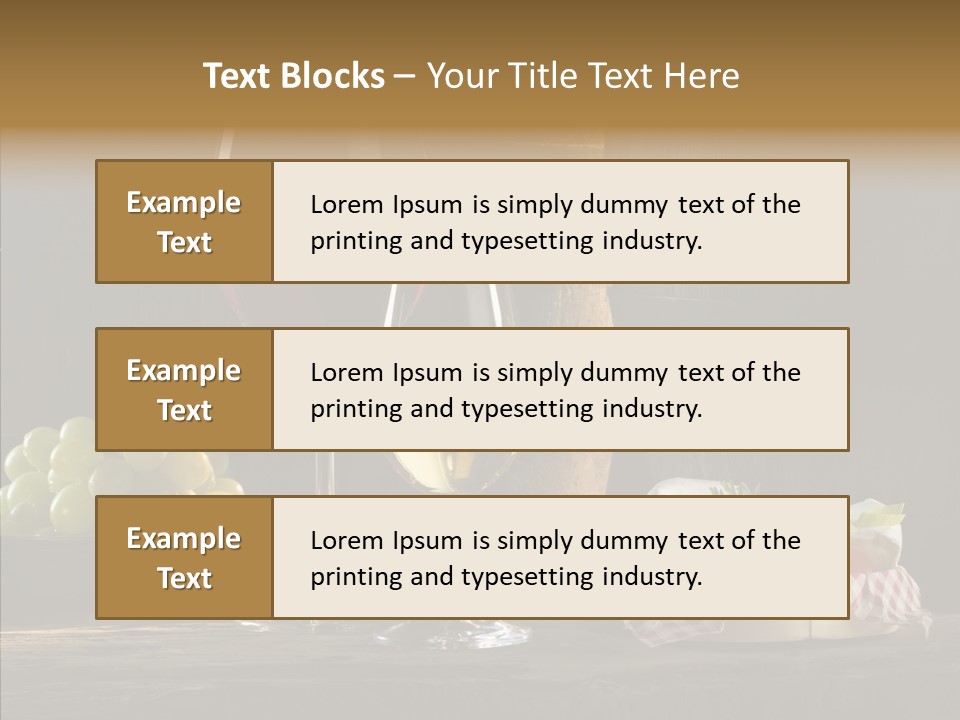 Red Table Even PowerPoint Template