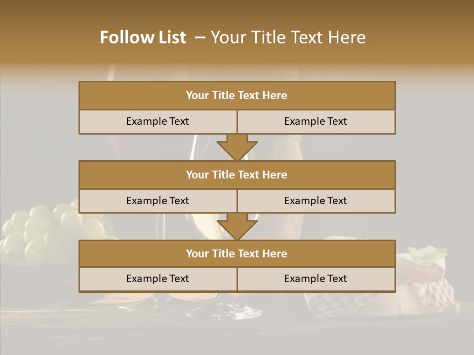 Red Table Even PowerPoint Template