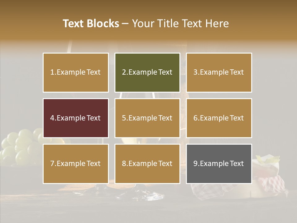 Red Table Even PowerPoint Template