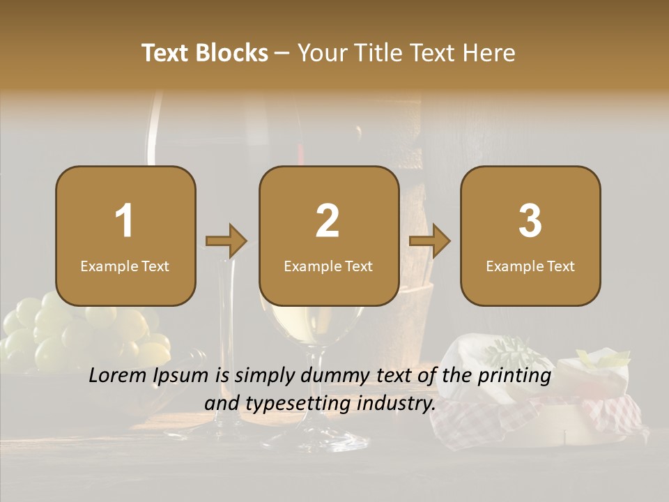 Red Table Even PowerPoint Template