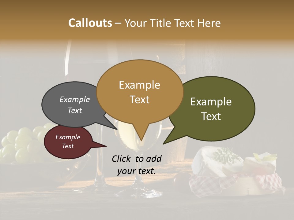 Red Table Even PowerPoint Template