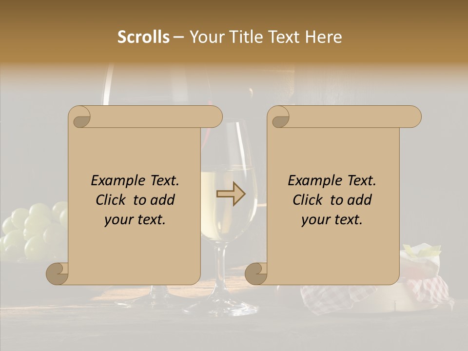 Red Table Even PowerPoint Template