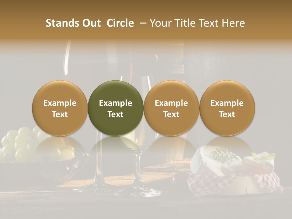 Red Table Even PowerPoint Template