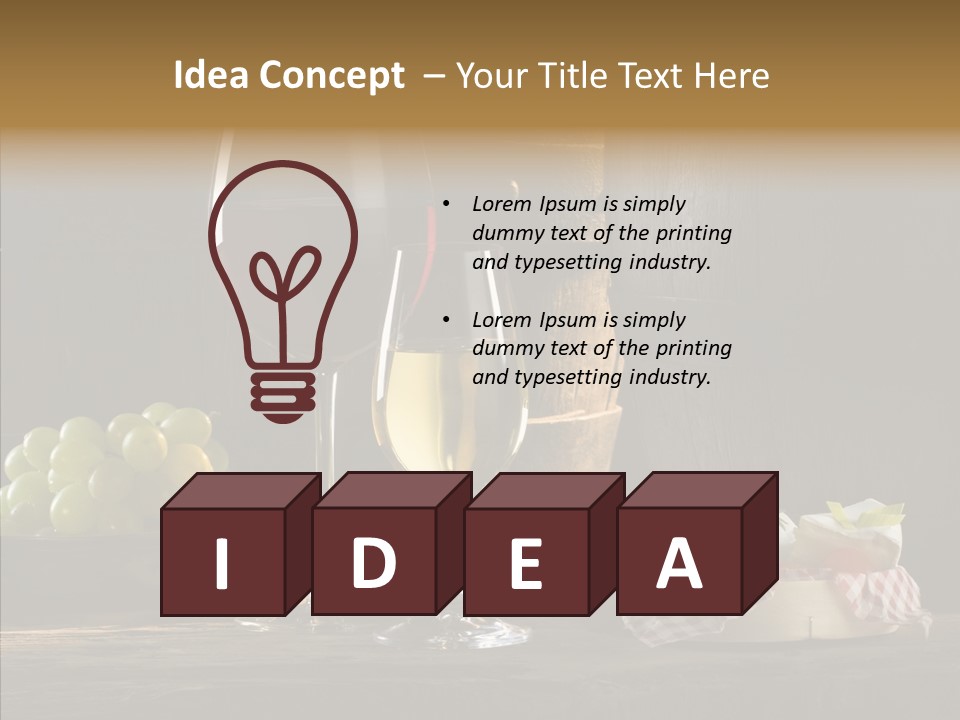 Red Table Even PowerPoint Template