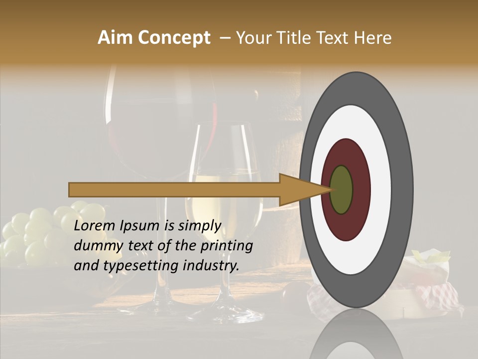 Red Table Even PowerPoint Template