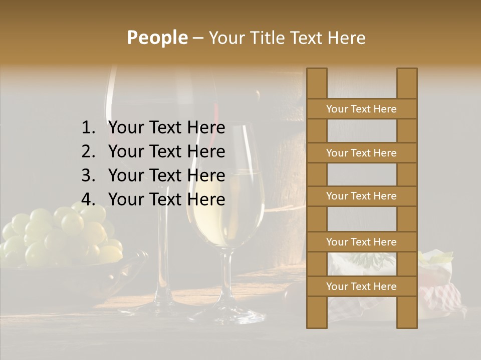 Red Table Even PowerPoint Template