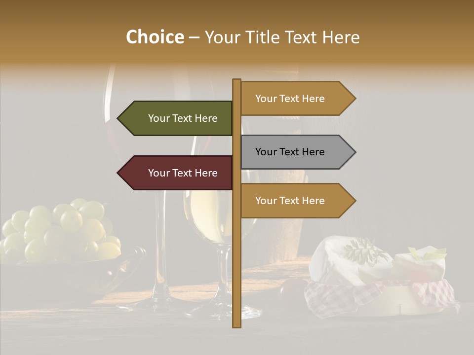 Red Table Even PowerPoint Template