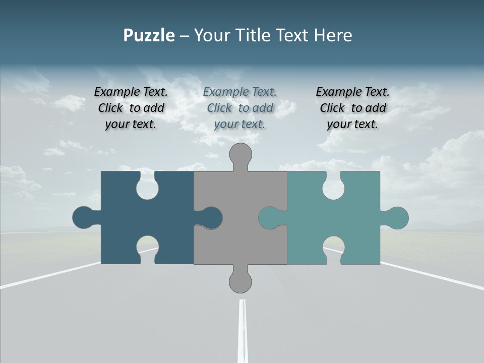 Flying Jet Travel PowerPoint Template