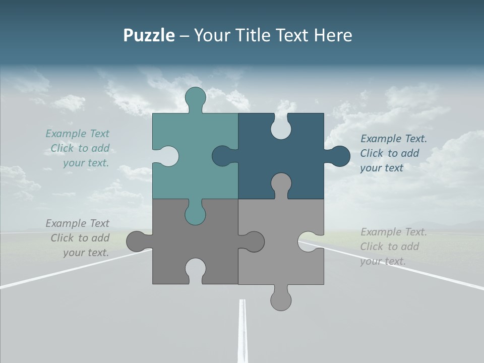 Flying Jet Travel PowerPoint Template