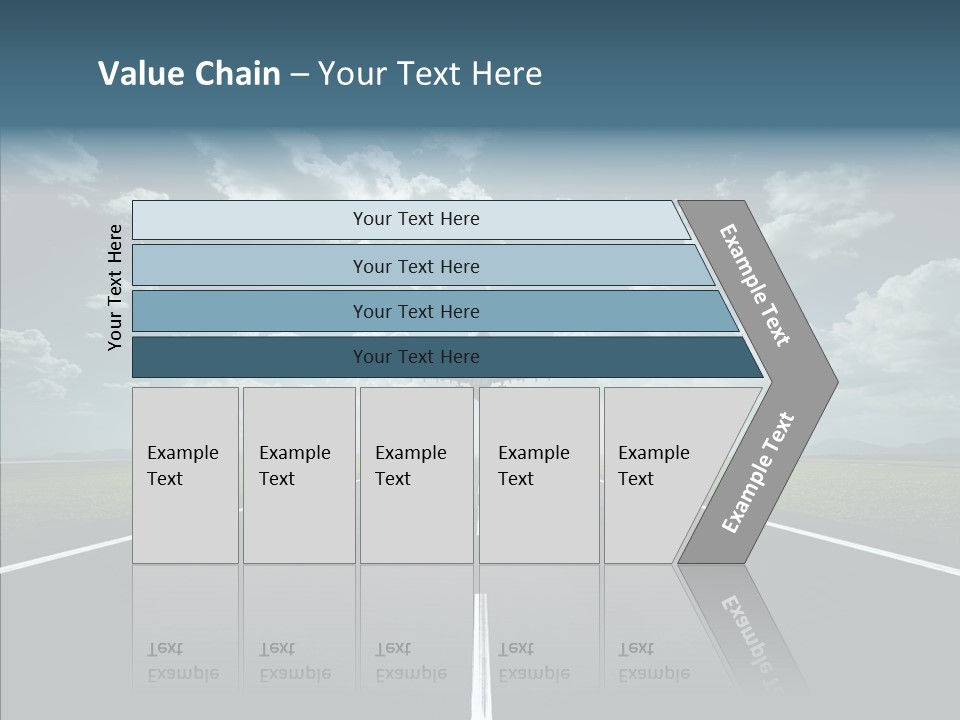 Flying Jet Travel PowerPoint Template