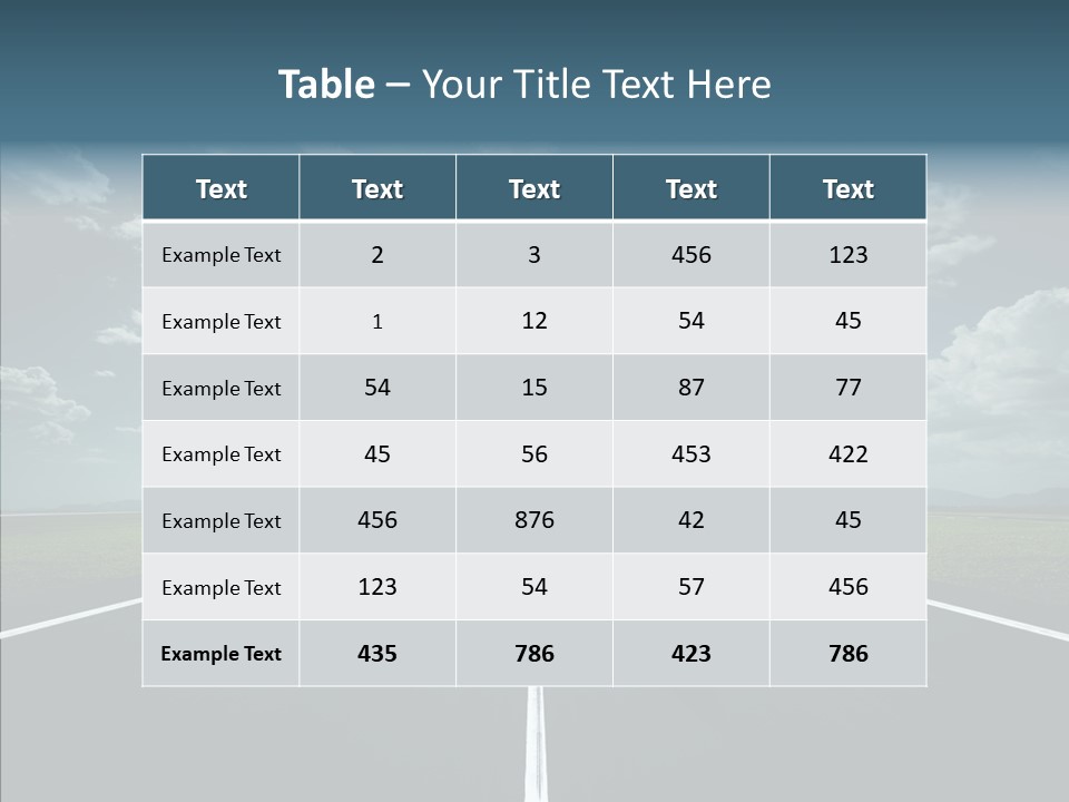 Flying Jet Travel PowerPoint Template