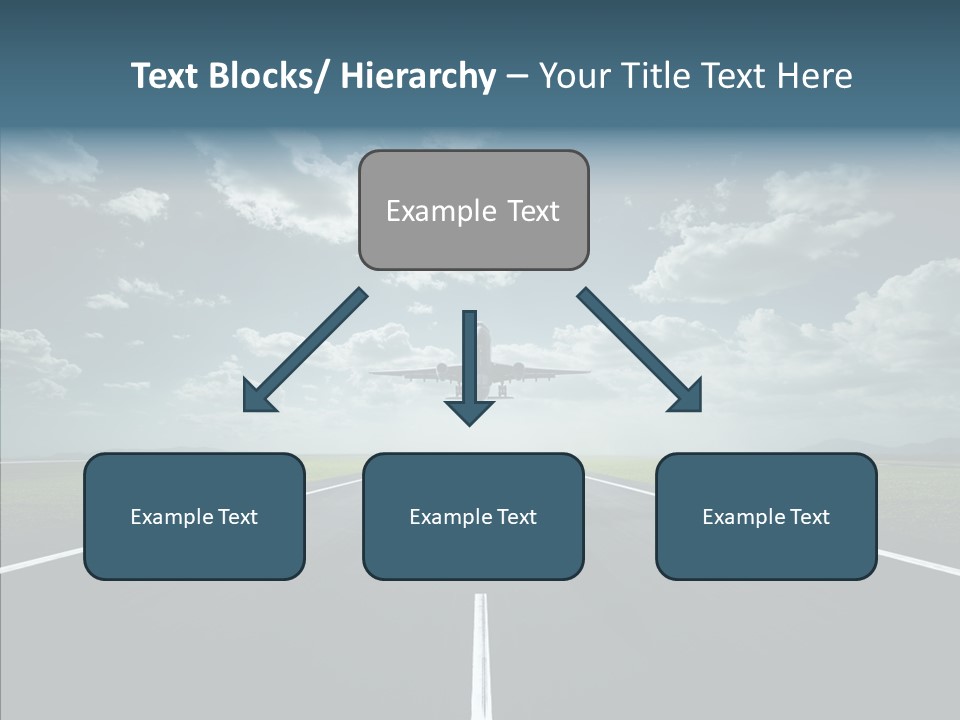 Flying Jet Travel PowerPoint Template
