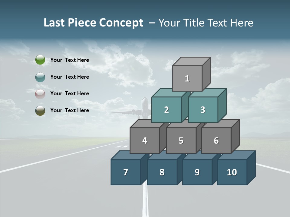 Flying Jet Travel PowerPoint Template