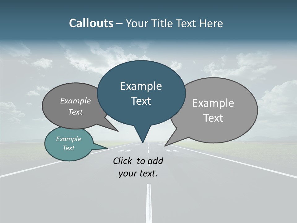 Flying Jet Travel PowerPoint Template