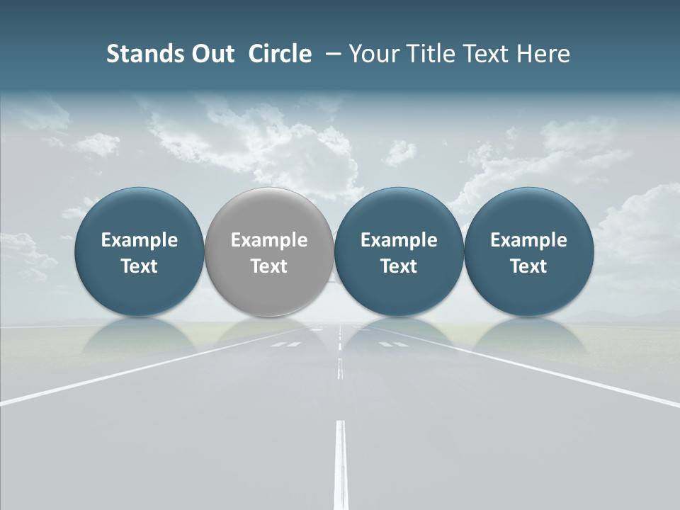 Flying Jet Travel PowerPoint Template