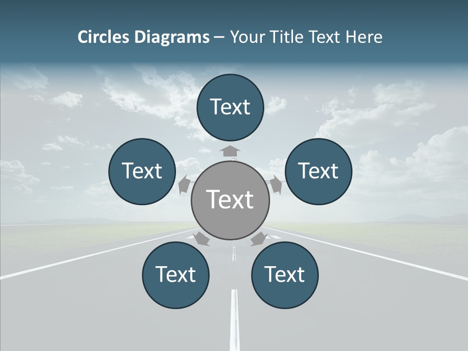 Flying Jet Travel PowerPoint Template