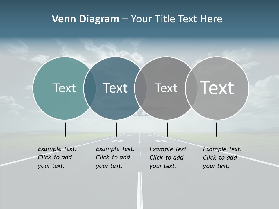 Flying Jet Travel PowerPoint Template