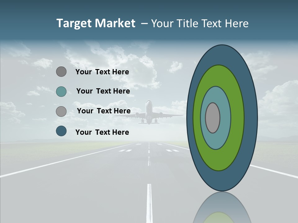 Flying Jet Travel PowerPoint Template