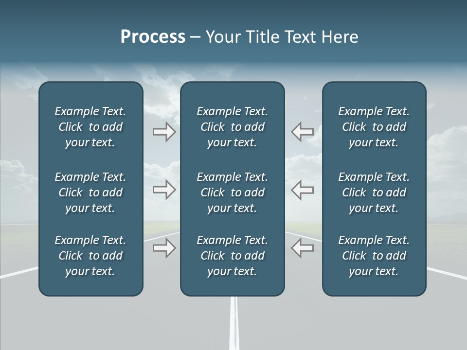 Flying Jet Travel PowerPoint Template